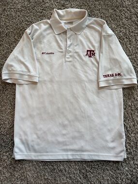 Columbia PFG Texas A&M performance polo